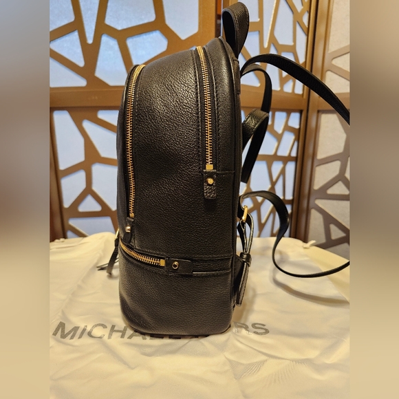 Michael Kors Rhea Medium Leather Backpack - Picture 3 of 12